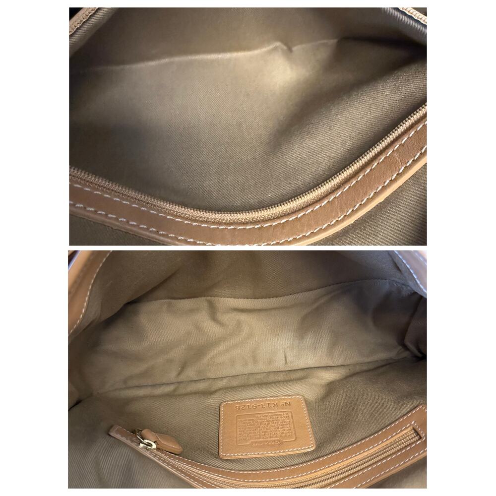 Vintage Coach Legacy Small Field Bag 9128 Tan Leather Crossbody Rare 2001 - Picture 9 of 16